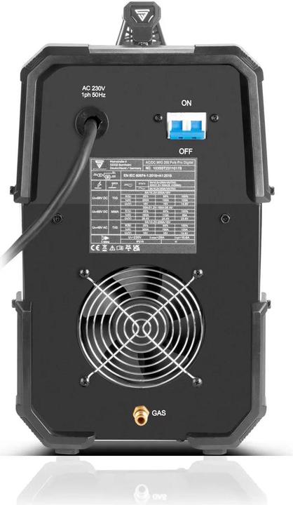 Actual product image Stahlwerk Shielding gas welder AC/DC TIG 200 Pulse Pro Digital Fully equipped