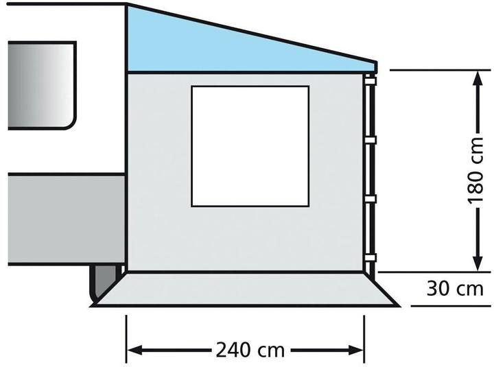 Actual product image Eurotrail Side wall (Awning, 5 kg)