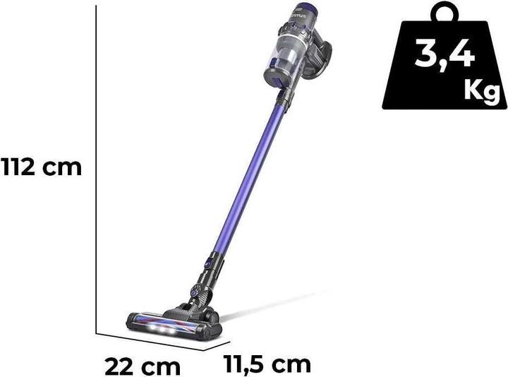 Immagine prodotto G3 Ferrari Scopa elettrica ricaricabile a batteria Stardust 22V Batteria al litio da 22,2V