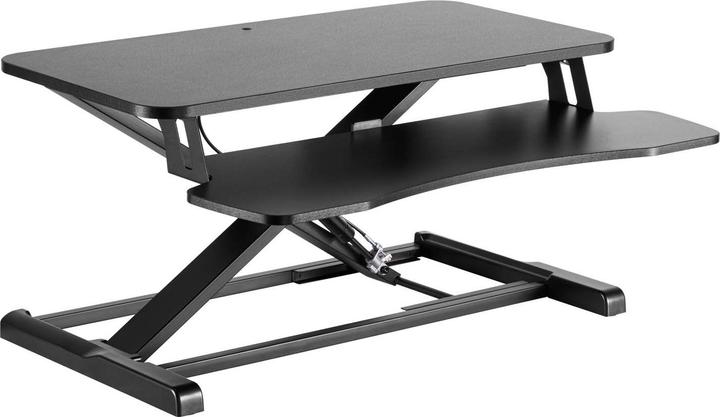 Toboli Schreibtischaufsatz Steh-Sitz 80x40cm höhenverstellbar Tastaturablage