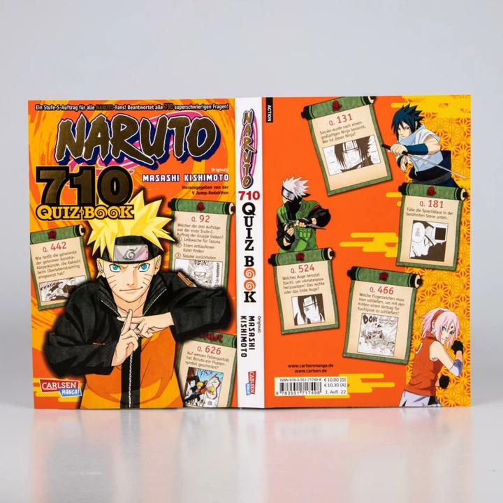 Image du produit Naruto Quiz Book (Allemand, Masashi Kishimoto, Miyuki Tsuji, 2022)