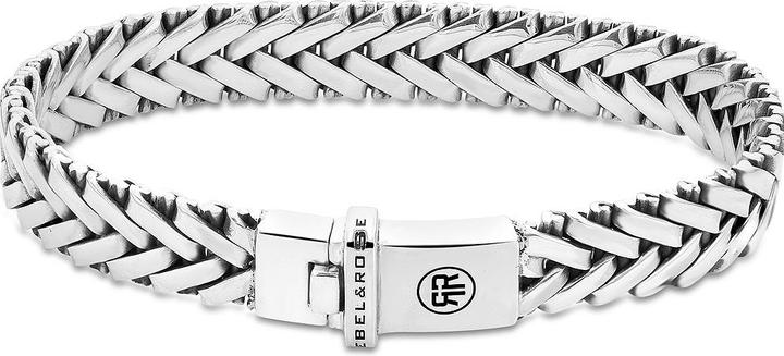 Immagine prodotto Rebel & Rose Bracciale Helios RR-BR035-S-M Uomo (17.50 cm, Argento 925)