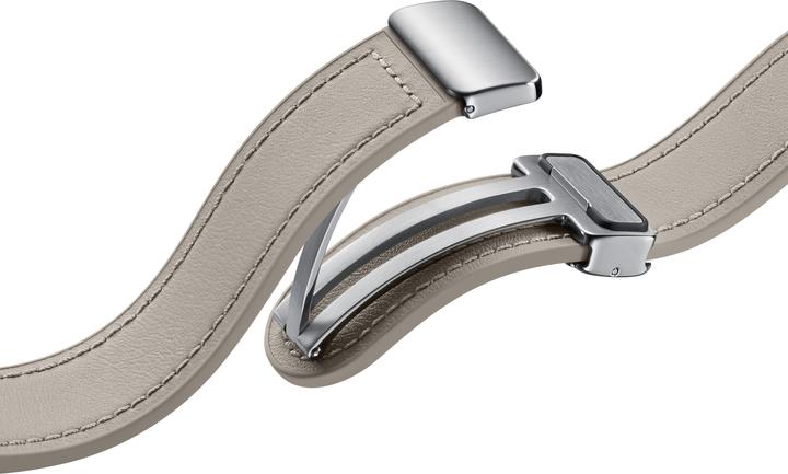 Actual product image Samsung D-Buckle Hybrid Eco Leather Strap (20 mm, Vegan Leather)