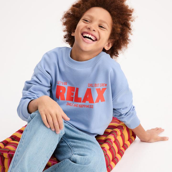 Produktbild La Redoute Collections Sweatshirt mit Rundhalsausschnitt aus Molton (110)