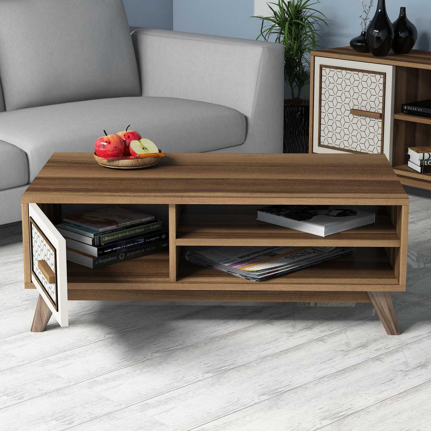 Hanah Home, Couchtisch + Beistelltisch, Gwen (105 x 38 x 60 cm)