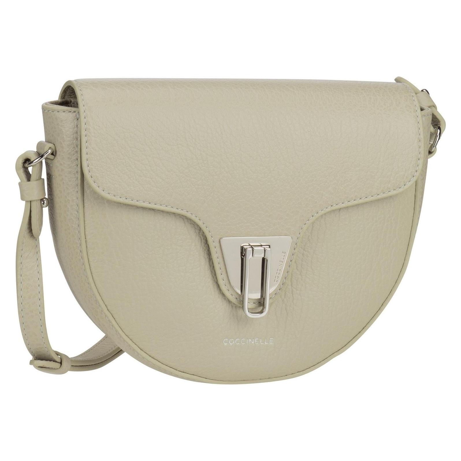 Coccinelle, Damen, Handtasche, Satteltasche Beat Elephant 1503, Grau