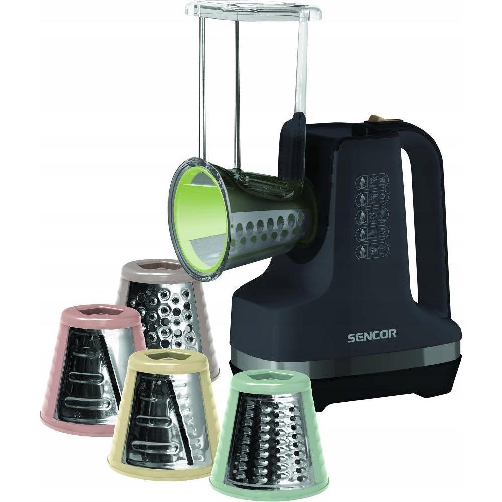 Sencor SSG 4301BK nero / affettatrice universale / 5 accessori / 150W, Affettatrice, Nero