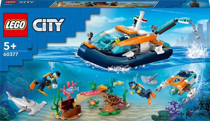 Produktbild LEGO Meeresforscher-Boot (60377, LEGO City)