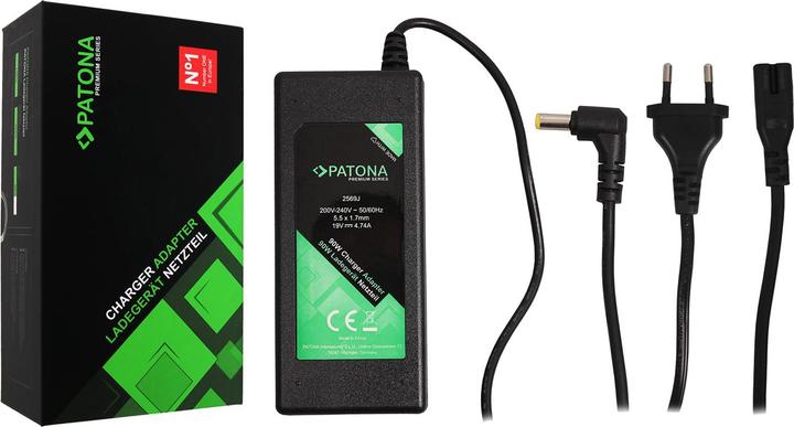 Actual product image Patona Premium Power Supply 19V 4.74A 90W f. Acer Travelmate 2400 2410 2430 2440 2490 (90 W)