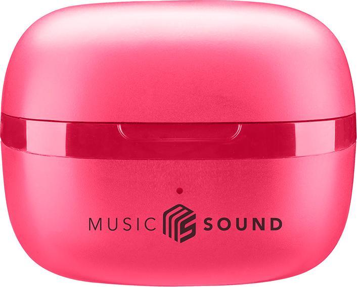 Image du produit Cellularline Music Sound Flow Casque intra-auriculaire sans fil Musique et appels Bluetooth Rose (Pas de réduction du bruit, 25 h, Sans fil)