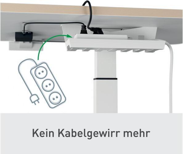 Actual product image Leitz Ergo Compact Workstation Electric height-adjustable desk (80 x 60 x 130 cm)