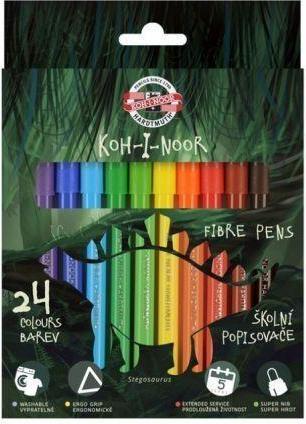 Koh-i-Noor Dino-Marker 24 Farben