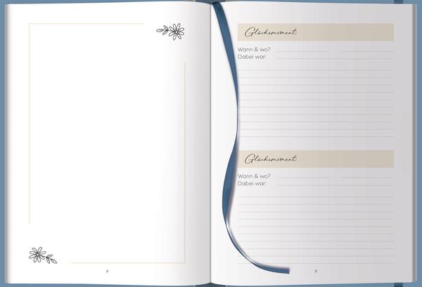 Produktbild Glcksmomente Aqua (A5, Gepunktet, Harter Einband)