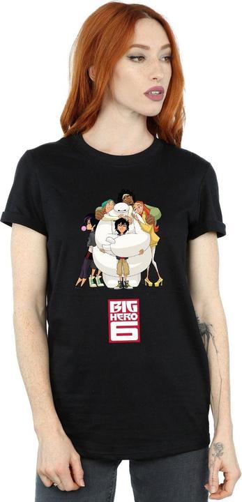 Actual product image Universal Textiles Womens/Ladies Baymax Hug Cotton Boyfriend T-Shirt (M)