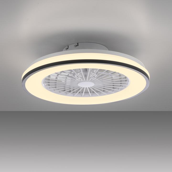 Produktbild Just Light LED Deckenventilator LENO warmweiss - kaltweiss RGB Fernbedienung