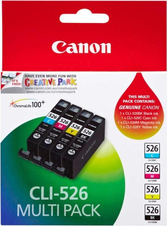 Produktbild Canon CLI-526 Multipack (M, C, Y, BK)