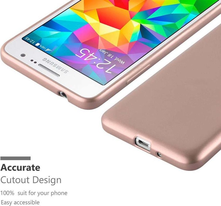 Produktbild Cadorabo TPU Matt Metallic Cover (Samsung Galaxy Grand Prime)
