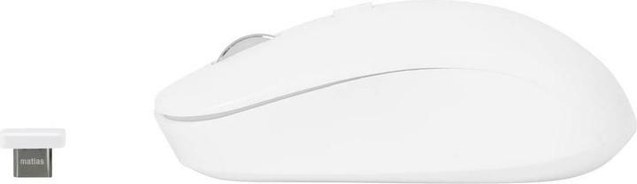 Actual product image Matias Maus Kabellos Optisch Weiss 4 Tasten 1000 dpi, 1600 dpi (Wireless)