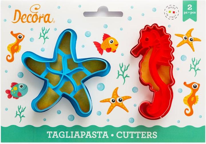 Produktbild Decora Ausstecher Seestern und Seepferdchen
