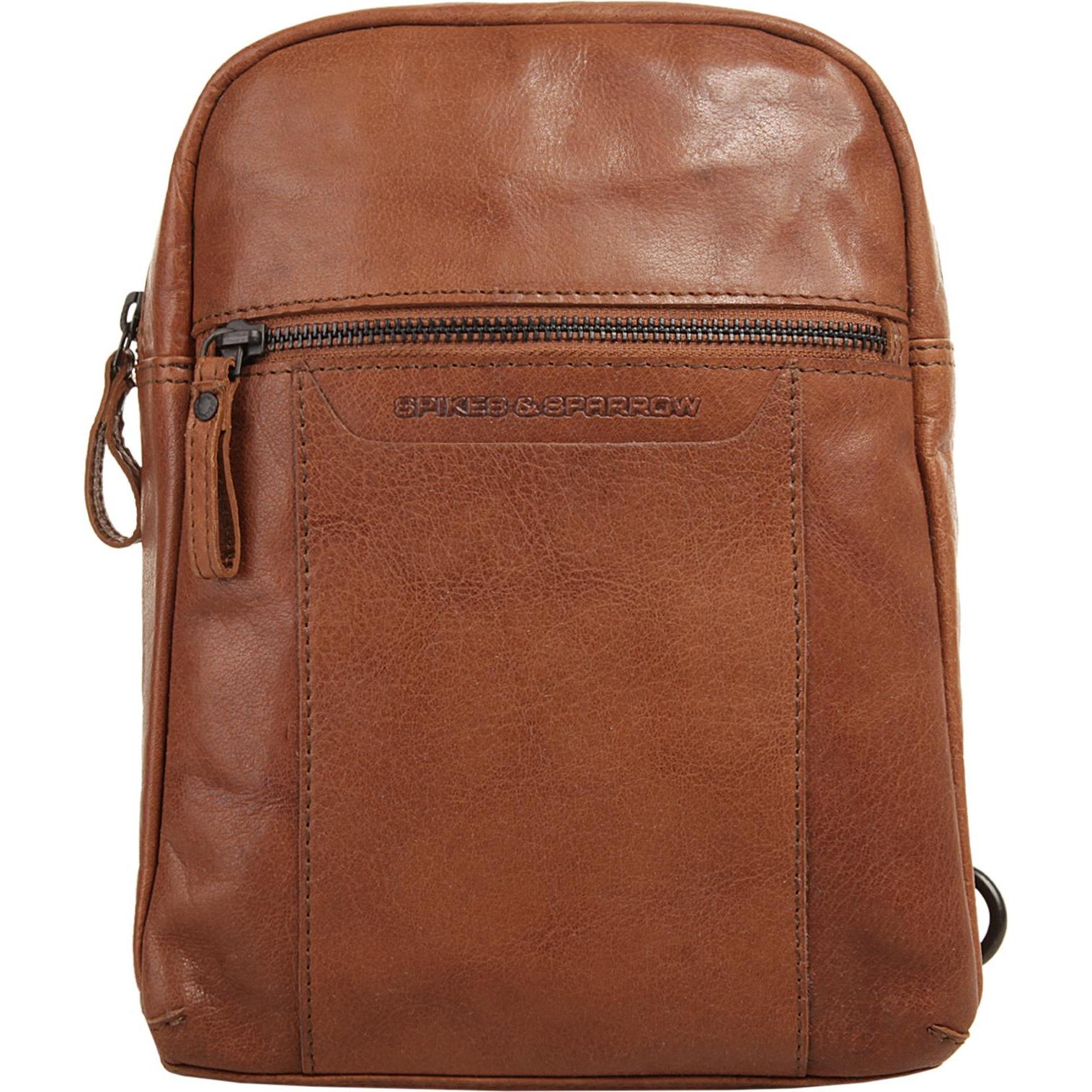 Spikes & Sparrow, Handtasche, Crossover Bag, Braun