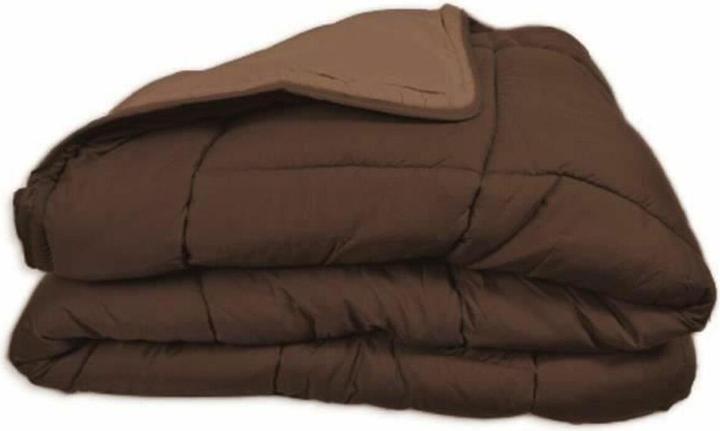 Actual product image Poyet Motte Duvet Poyet Motte Calgary Moka chocolate 200 x 200 cm 400 g /m² (400 g, 200 x 200 cm)