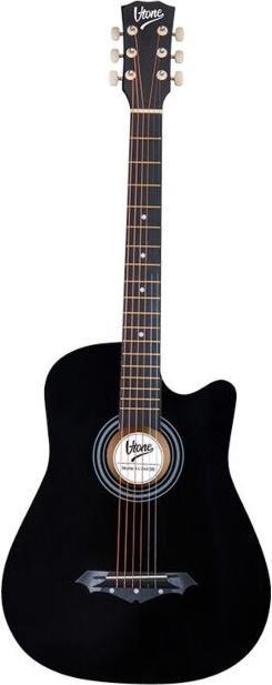 No Name V-TONE AG ONE BK 4/4 Westerngitarre Schwarz (Westerngitarre)