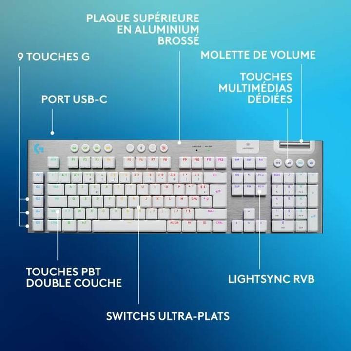 Produktbild Logitech G915 X LIGHTSPEED (FR, Kabellos)