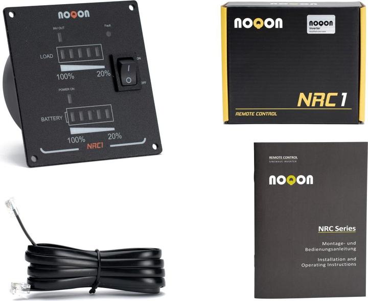 Immagine prodotto Noqon NRC1 Telecomando con indicatore del livello di carica per inverter