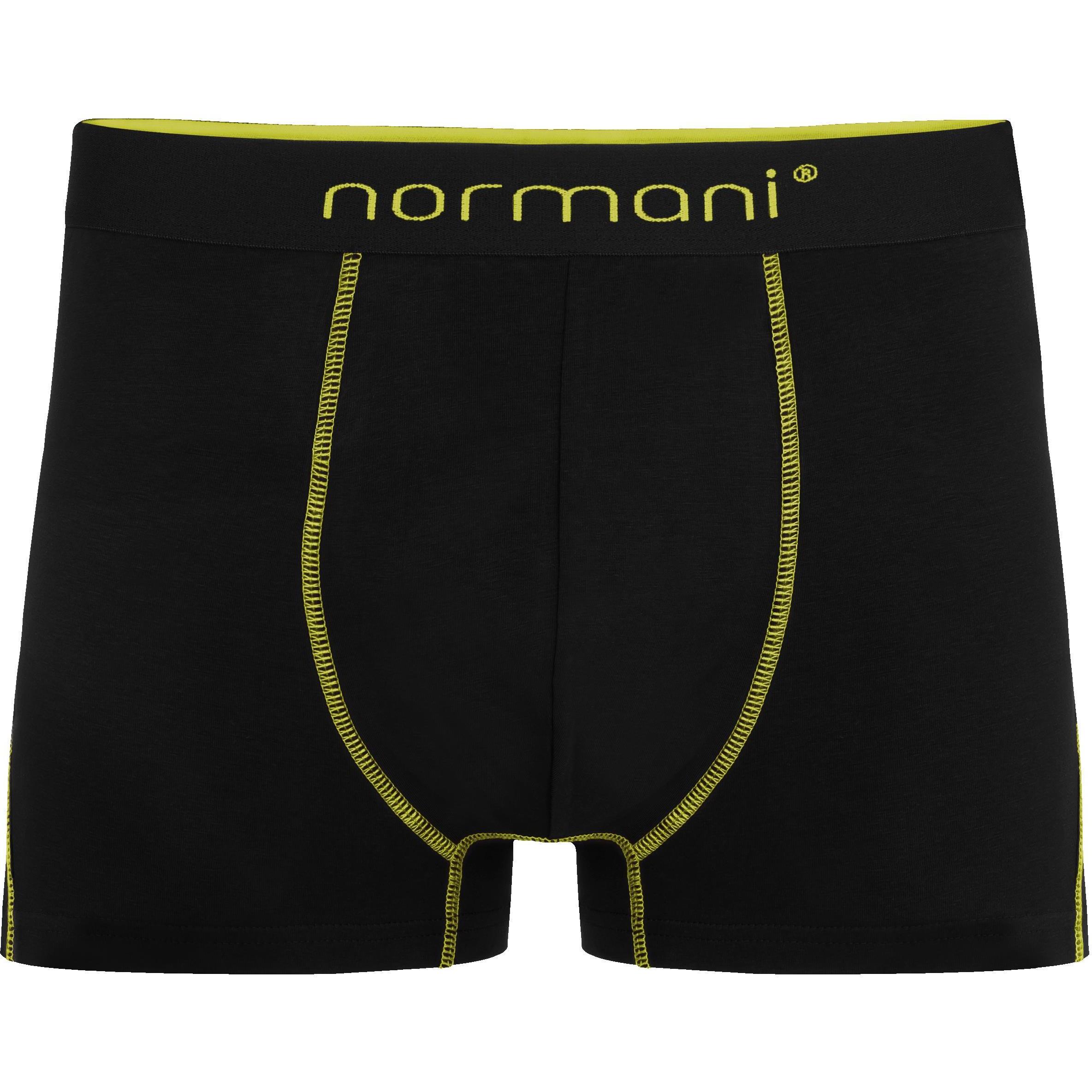 Thumbnail - Normani, Herren, Unterhosen, 6 Herren Baumwoll-Boxershorts, Gelb, (M, 6er Pack)