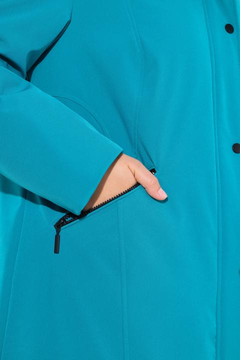 Produktbild Ulla Popken HYPRAR Funktionsjacke, wasserabweisend, verstellbare Kapuze (42, 44)