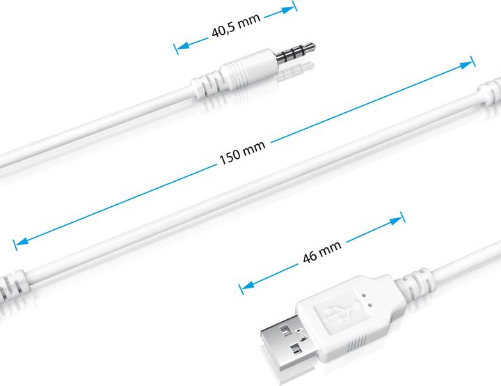 Produktbild CSL 3,5mm Klinke zu USB Adapter (USB-A, 3.5mm Klinke)