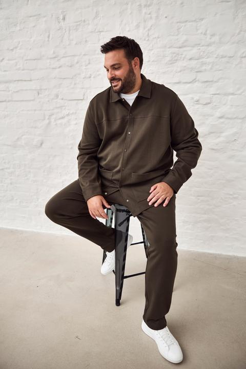 Immagine prodotto Men+ Jersey-Overshirt FLEXLASTIC®, Langarm, Hemd, Kentkragen (3XL)
