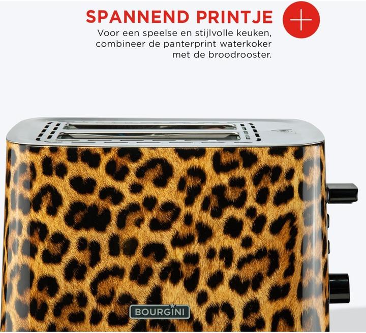 Image du produit Bourgini Panther Toaster - Broodrooster - Panterprint (nvt)