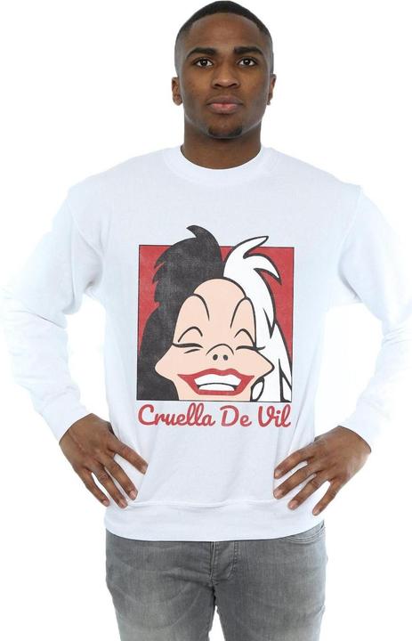 Produktbild Disney Cruella De Vil Cropped Head Sweatshirt (M)