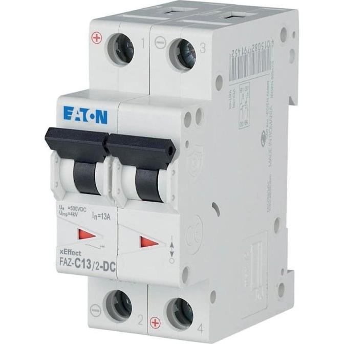 Eaton, Schutzschalter, Leitungsschutzschalter, 13 A, 2p, 279139