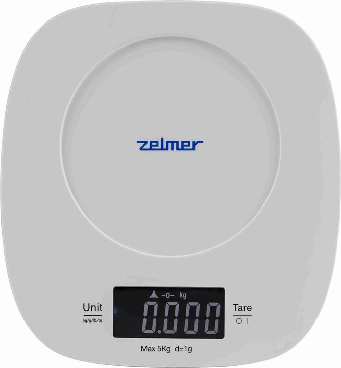 Actual product image Zelmer ZKS1451 Kitchen Scale Countertop Square Electronic Kitchen Scale