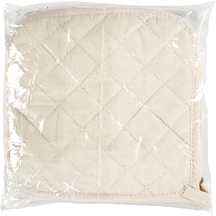 Image du produit Creativ Company Topflappen 20 x 20 cm, 4 Stück, Nature (100% coton)