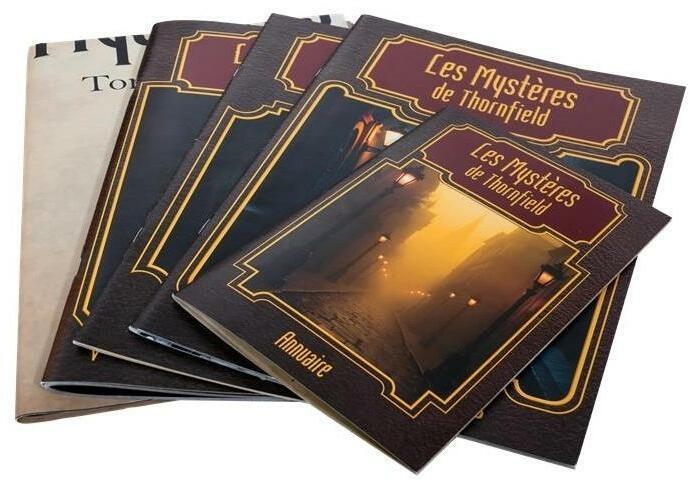 Actual product image HutoPi Familienspiel Die Geheimnisse von Thornfield: Band 1 (French, 2 - 8 Players)