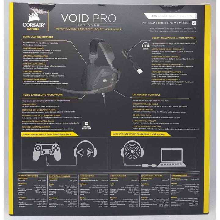 Produktbild Corsair Void Pro Surround (Kabelgebunden)