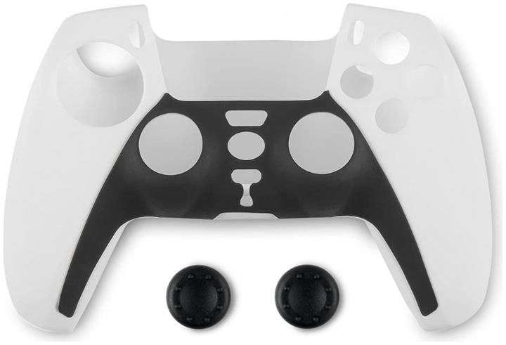 Immagine prodotto Spartan Gear Cover in silicone del controller e impugnature per i pollici (compatibile con Playstation 5) (Colore (PS5)