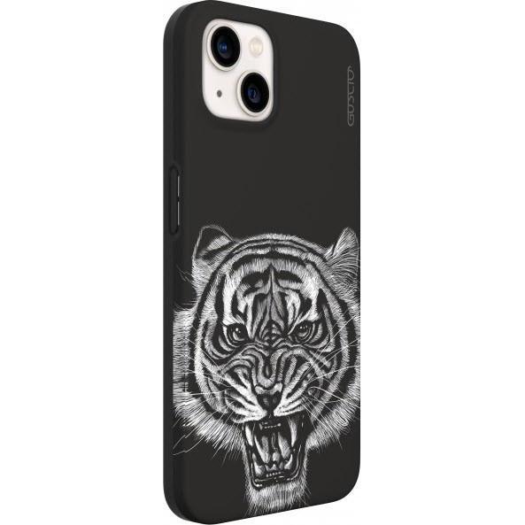 Thumbnail - Guscio iPhone 13 - Cover Black Tiger (Apple iPhone 13), Smartphone Hülle, Schwarz