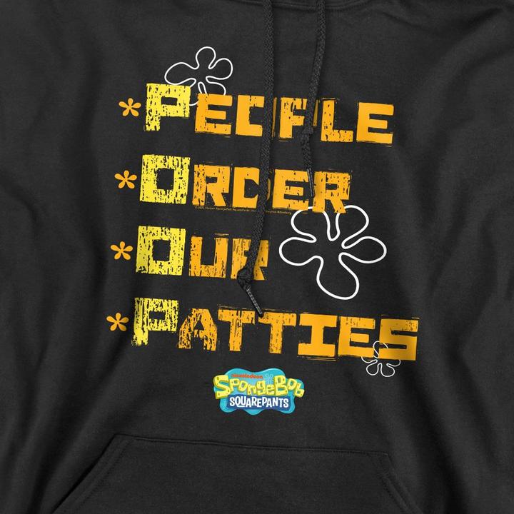 Produktbild Spongebob Squarepants People Order Our Patties Kapuzenpullover (M)