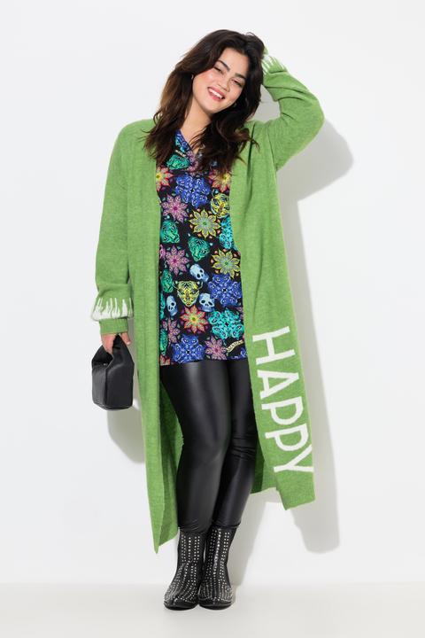 Produktbild Angel of Style Long-Strickjacke, Straight Fit, HAPPY-Statements (58)