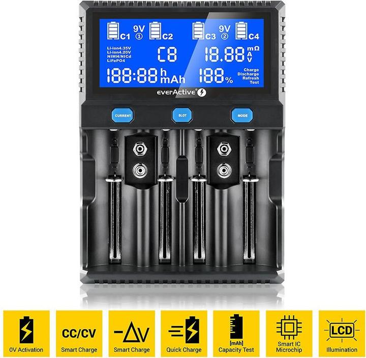 Produktbild Everactive UC-4200 (1 Stk., C, AAA, AA, Ladegerät ohne Akku)