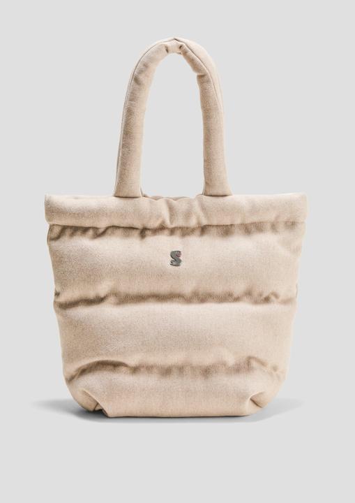 Produktbild s.Oliver Shopper aus Wollmix mit Steppung