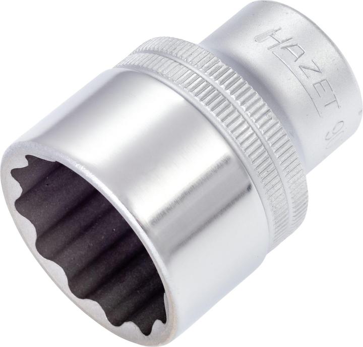 Produktbild HAZET Steckschlüsseleinsatz ∙ Doppelsechskant 900AZ-1.1/16 ∙ Vierkant12,5 mm (1/2 Zoll) ∙ Aussen Dop…