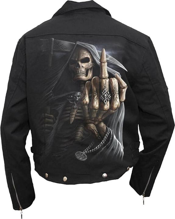 Immagine prodotto Spiral Bone Finger Giacca da Motociclista Foderata Adulto Unisex (S)