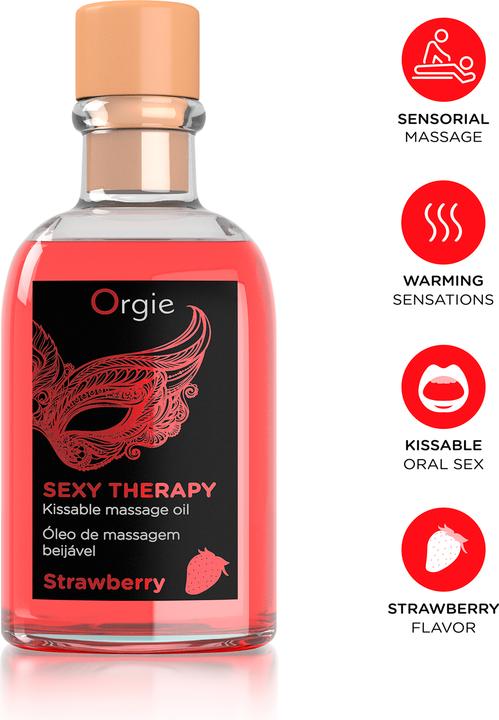 Immagine prodotto Orgie Lips Massage Kit Strawberry (100 ml)