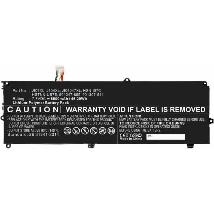 Thumbnail - CoreParts MBXHP-BA0267 Notebook-Ersatzteil Akku (4 Zellen, 5700 mAh), Notebook Akku, Schwarz