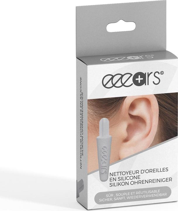 Eeears Nettoyeur d'oreilles réutilisable silicone blanc